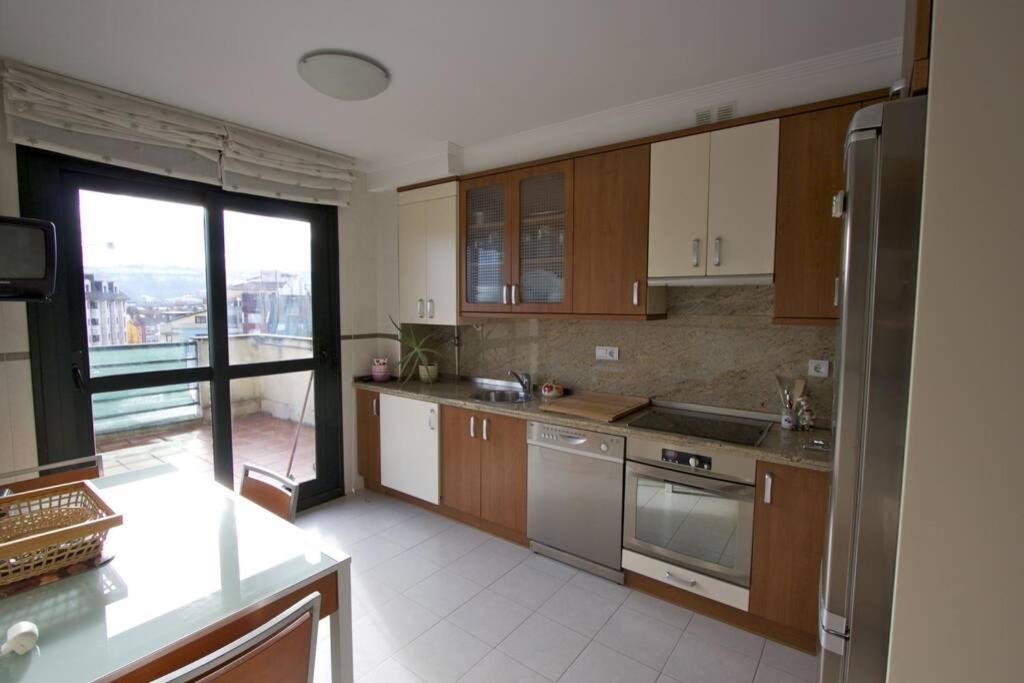 Apartamento Atico centro Oviedo 3hab+garaje+terraza+wifi Exterior foto